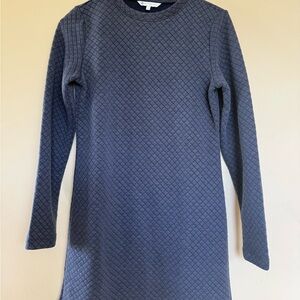 Southern Tide Quilted Long Sleeve Top in Blue